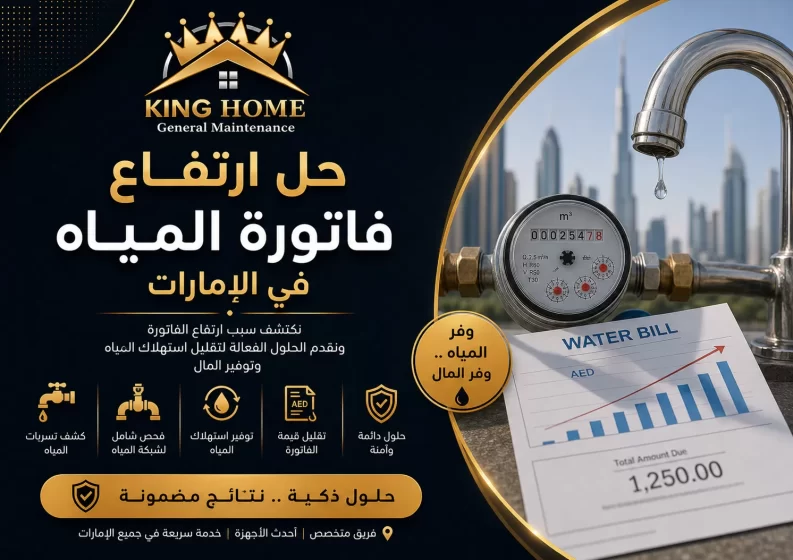 حل ارتفاع فاتورة المياه في الإمارات